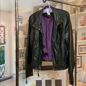 Celebrity Pink Leather Jacket